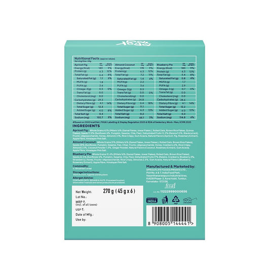 Yoga Bar Variety Pack Breakfast Bars (Pack Of 6)
