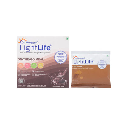 Dr. Morepen LightLife On-The-Go Meal - 60g Each (5 Sachets)