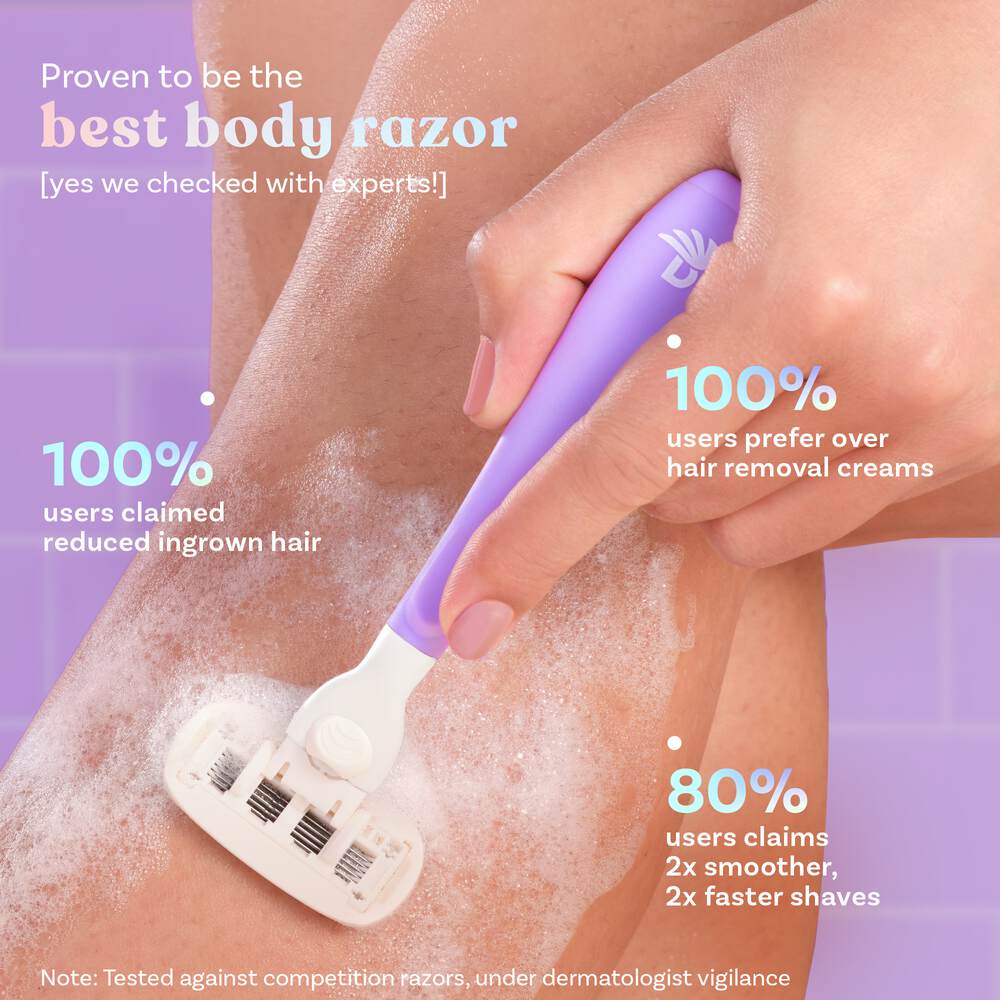 Bombae Rollplay Body Razor For Women (2x smoother)