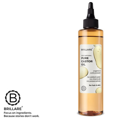 Brillare Pure Castor Oil (200ml)