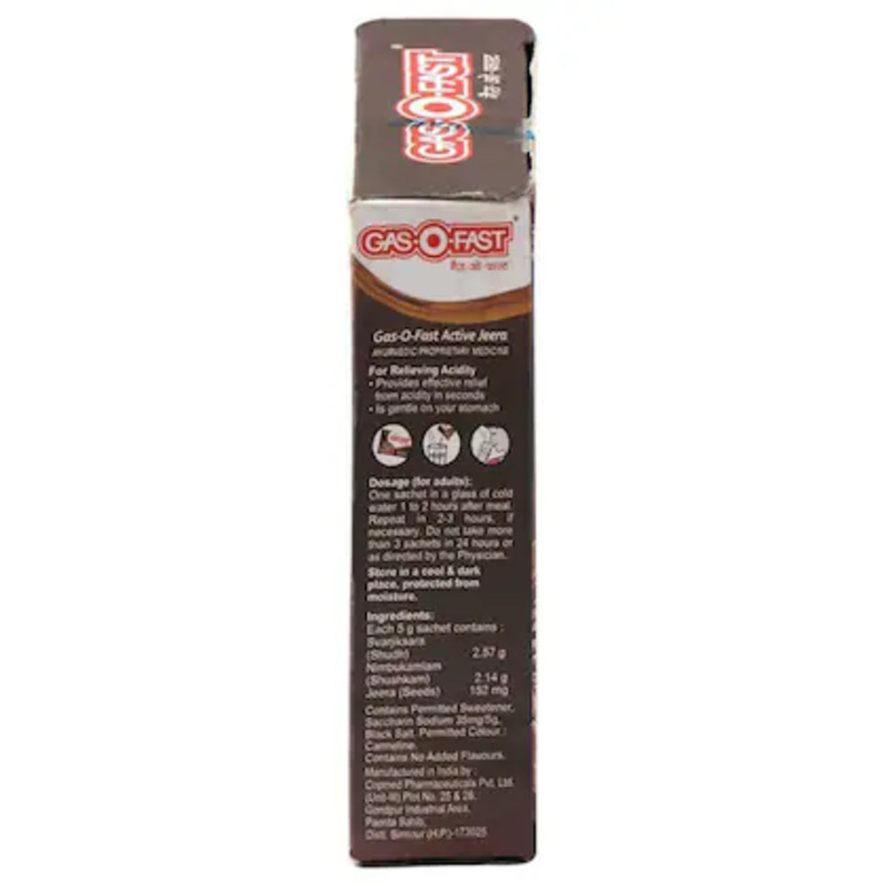 Gas-O-Fast Active Jeera for Relieving Acidity(6 pcs)