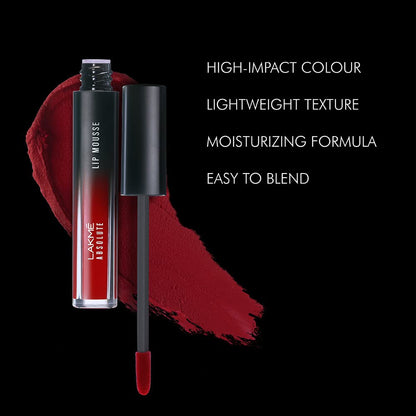 Lakme Xtraordin-airy Lip Mousse - Dark Cherry (4.6 gms)