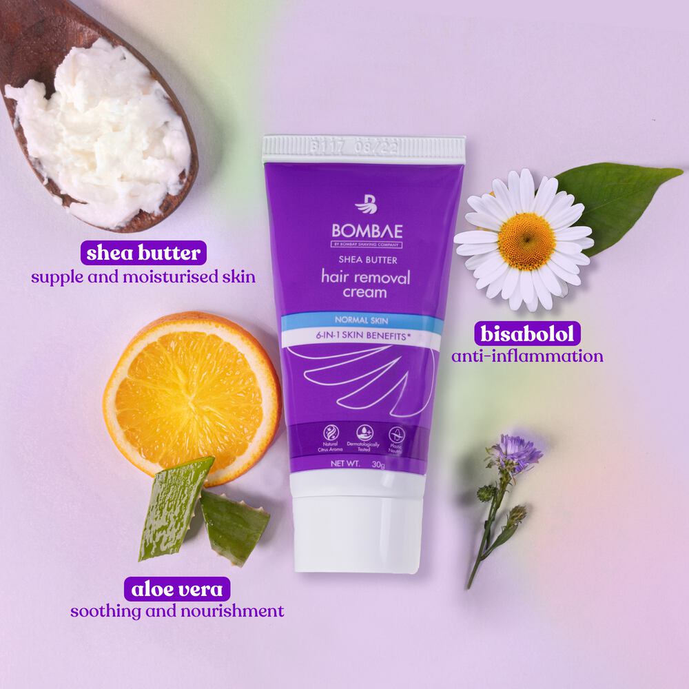 Bombae Shea Butter Hair Removal Cream for Women (30 gms)