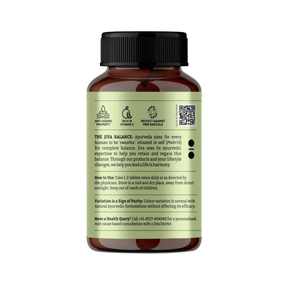 Jiva Shatavari Tablets for Female Reproductive System (120 Tablets)