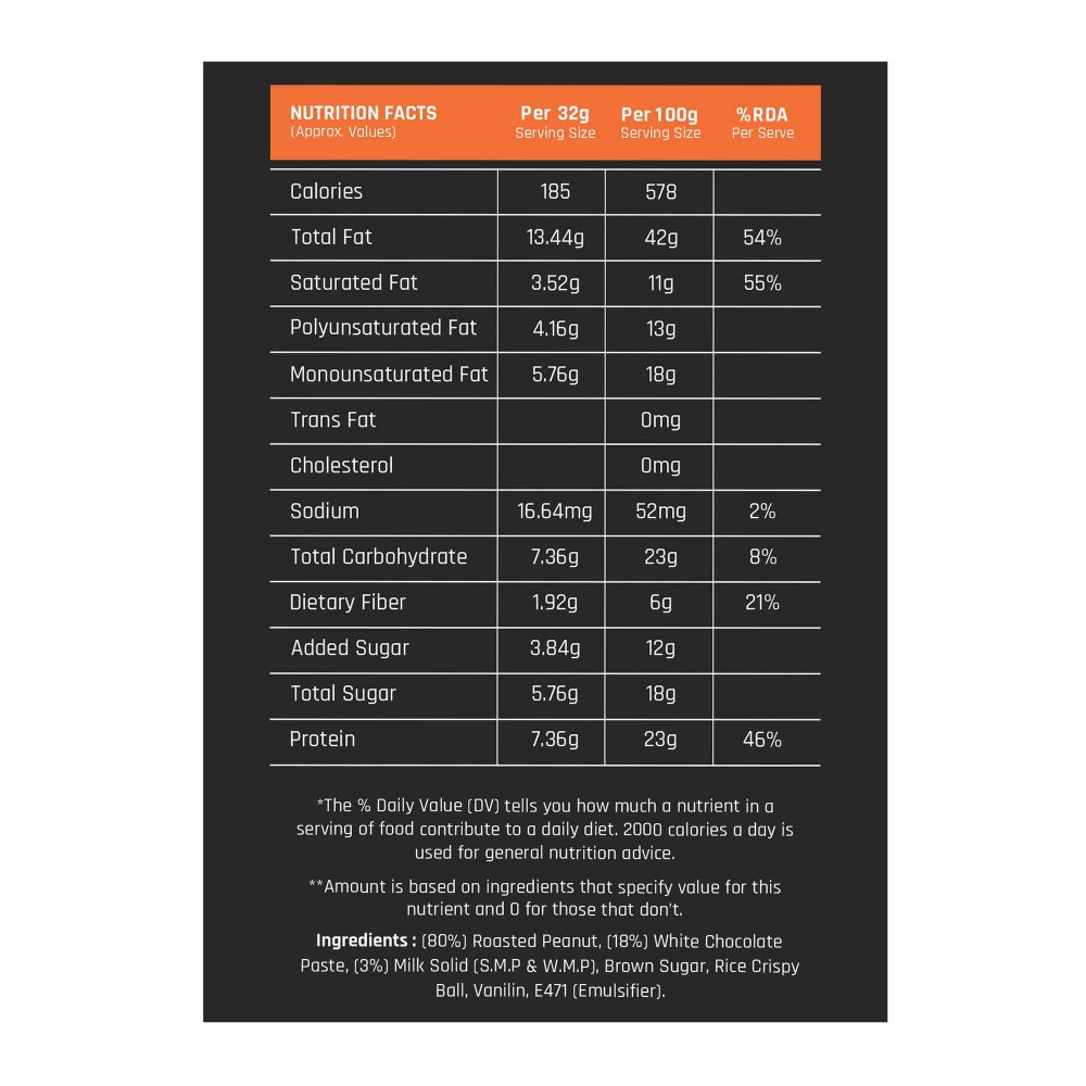 Dr. Morepen Peanut Butter White Chocolate Crispy- 1 kg