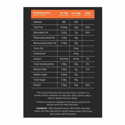 Dr. Morepen Peanut Butter White Chocolate Crispy- 1 kg