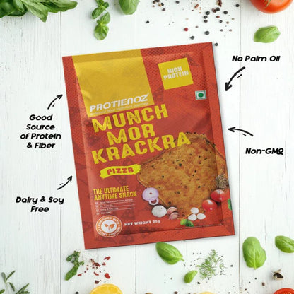 Protienoz Munch Mor High Protein Pizza Krackra (10 X 25 gms)
