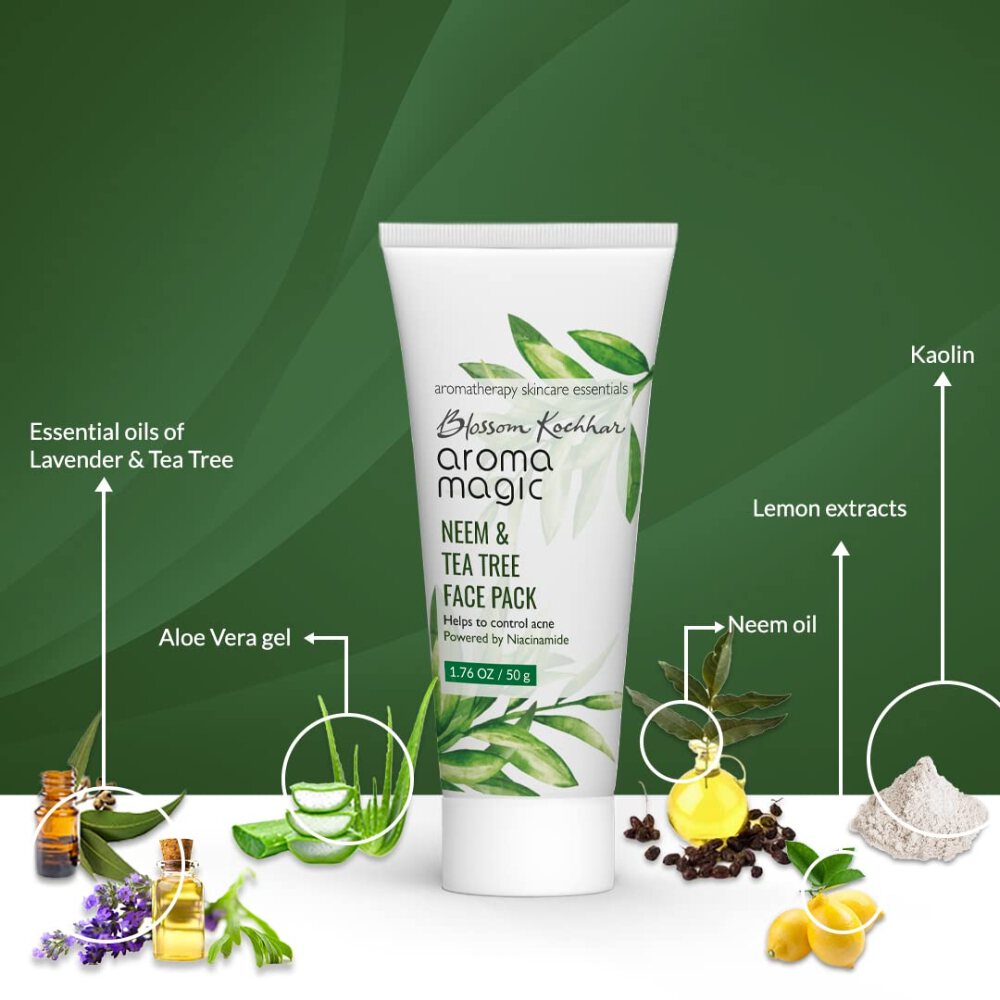 Aroma Magic Neem & Tea Tree Face Pack (50 gms)