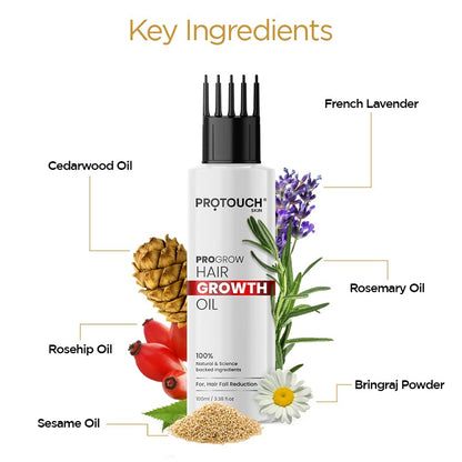 PROTOUCH PROGROW Advanced Hair Growth Oil for Men & Women (100ml)