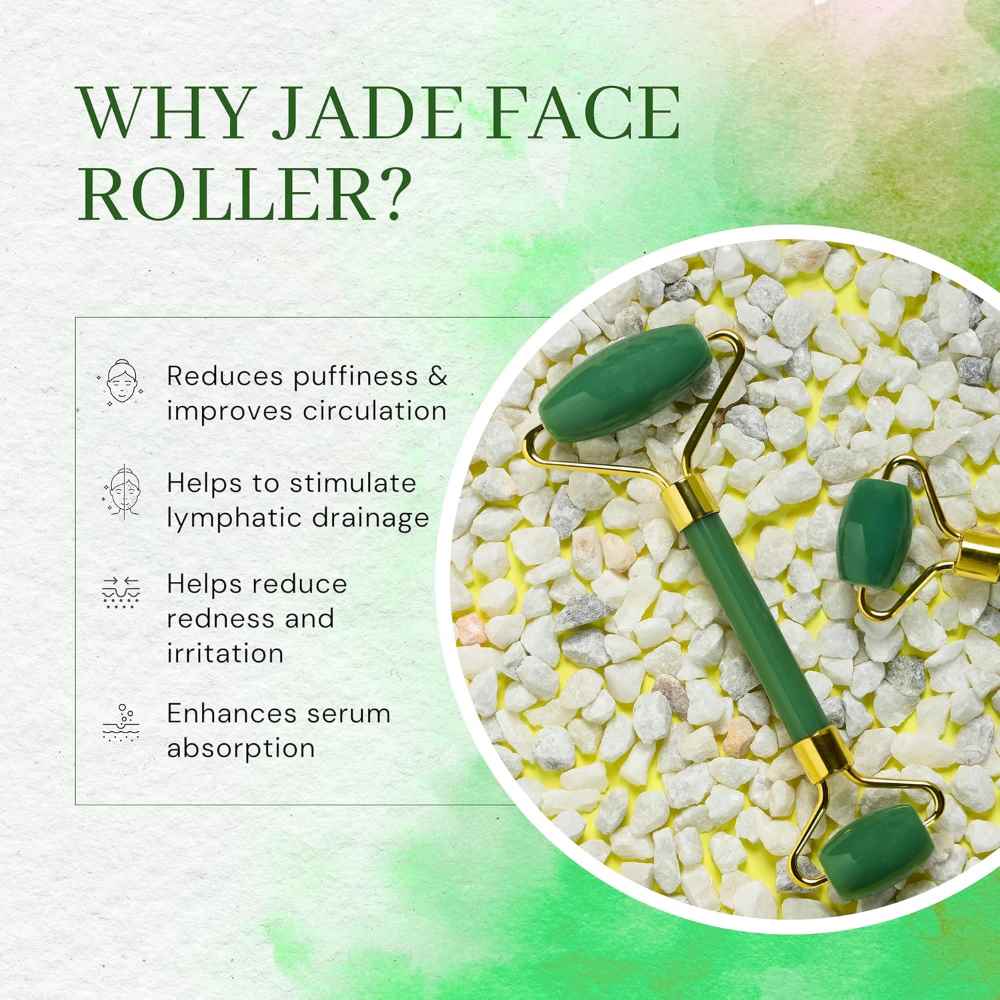 Leafoberryy Beauty Blossom Roller ,Jade Face Roller
