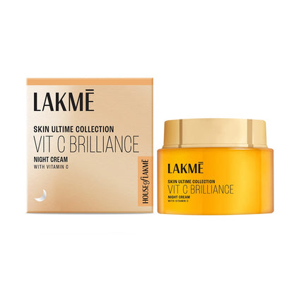 Lakme Vitamin C Brilliance Night Cream with Vitamin C (50 gms)