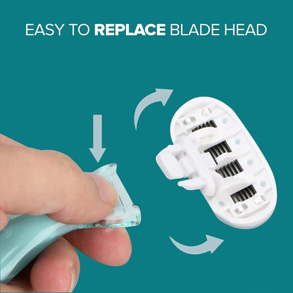 PROTOUCH SOS Women Razor - Painless & One Stroke Hair Removal Razor - 5-Blade Technology - Flexible Head for Flexible Shave