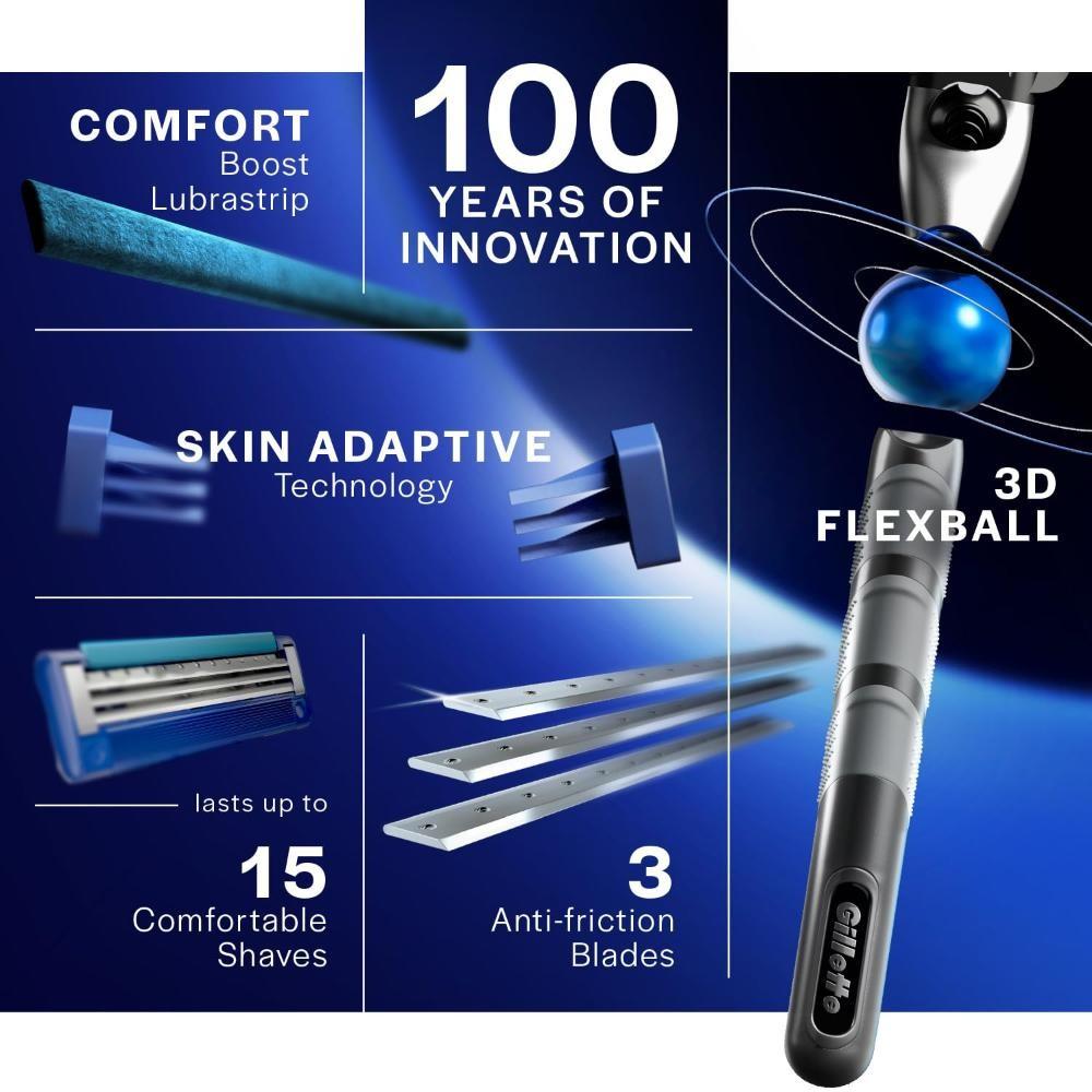 Gillette Mach3 Turbo Mens Razor 1 pc