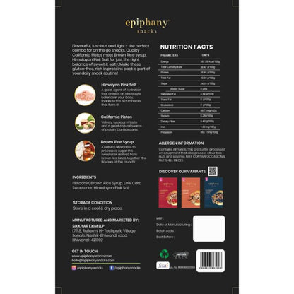 Epiphany Dry Fruit Snacks California Pistachio (77 gms)