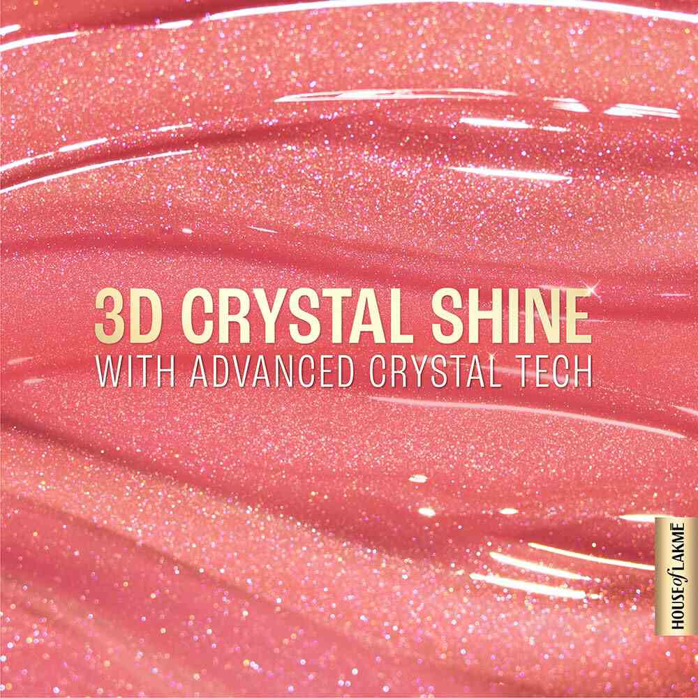 Lakme Glitterati Lip Glaze - 204 Frosted Rose (5ml)