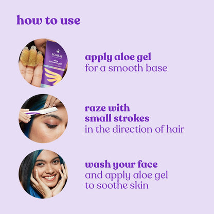 Bombae Face Razor for women (Pack of 3)