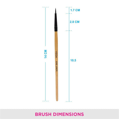 Vega Eye Liner Makeup Brush,Wooden