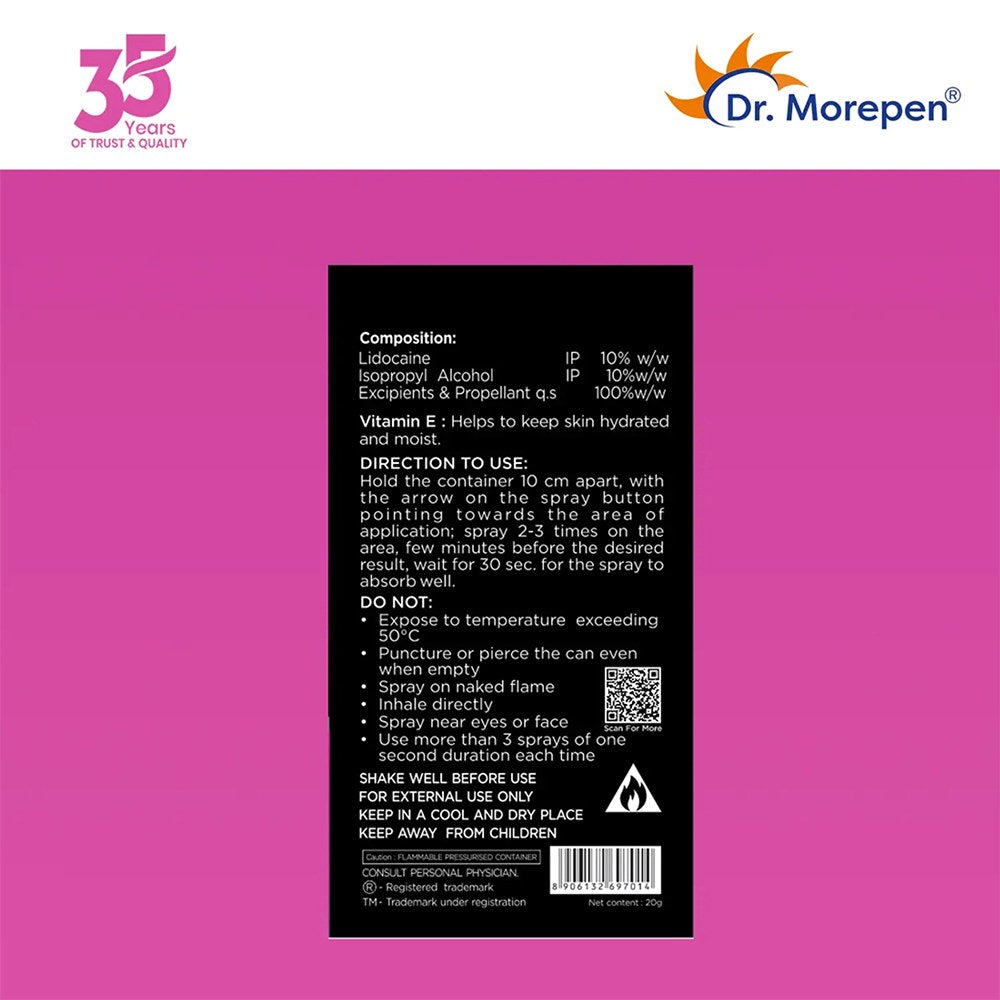 Dr. Morepen Exygra+ Spray Delay Spray (20 gms)