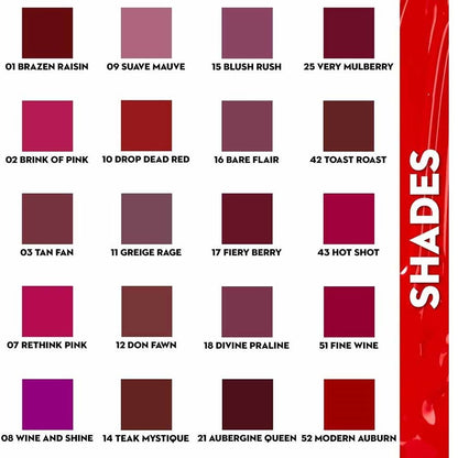 SUGAR Smudge Me Not Liquid Lipstick - 09 Suave Mauve (4.5ml)