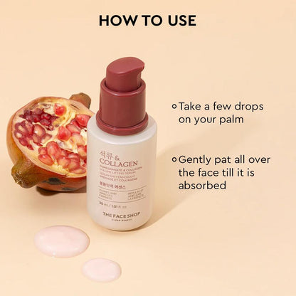 The Face Shop Pomegranate & Collagen Volume Lifting Serum (30ml)