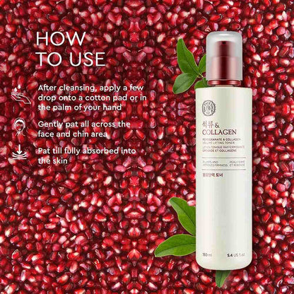 The Face Shop Pomegranate And Collagen Volume Lifting Toner (160ml)