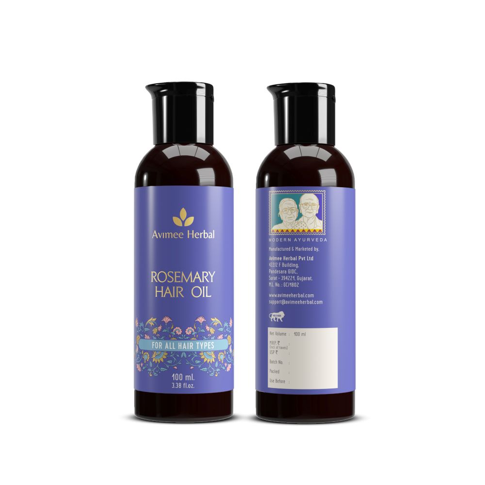 Avimee Herbal Rosemary Hair Oil for Hair Growth (100ml)