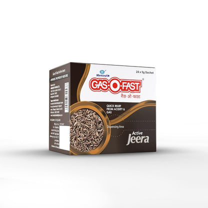 Gas-O-Fast Active Jeera Sachet-Jar(24 pcs)