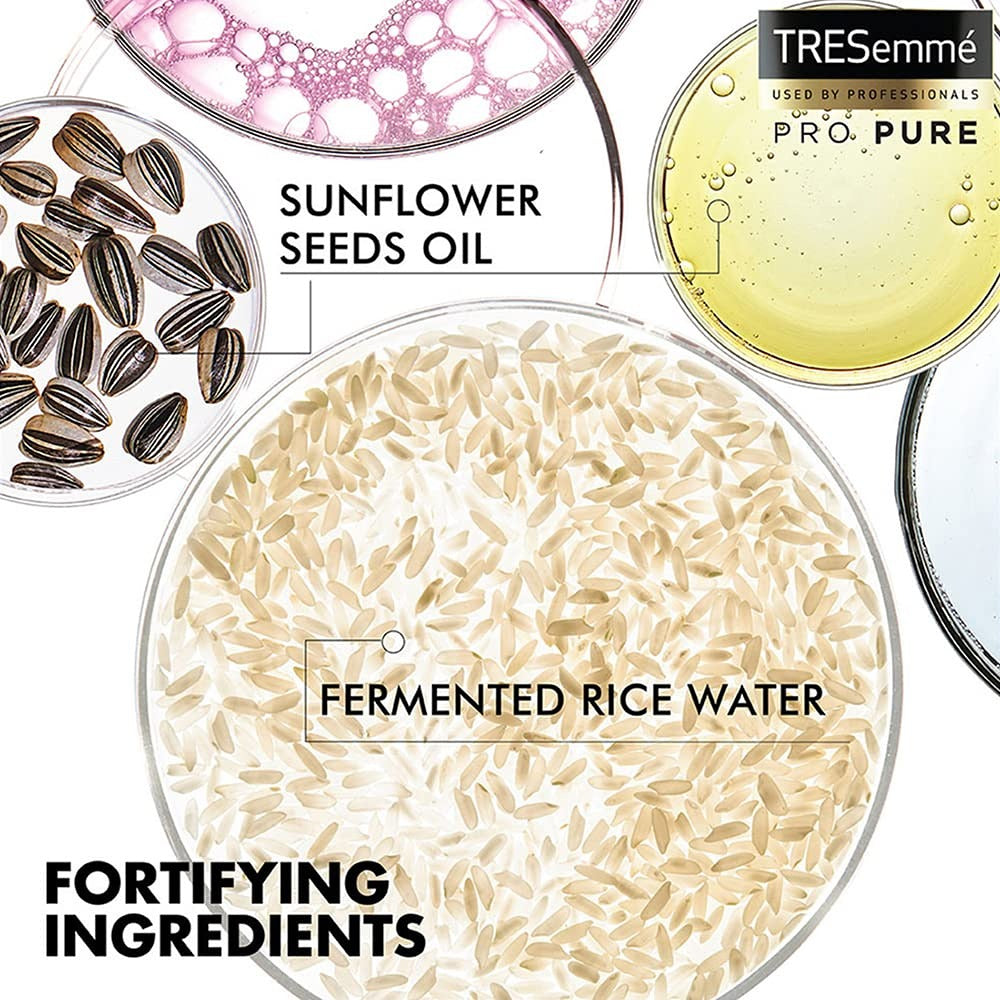 TRESemme Pro Pure Damage Recovery Shampoo with Fermented Rice Water (370ml)