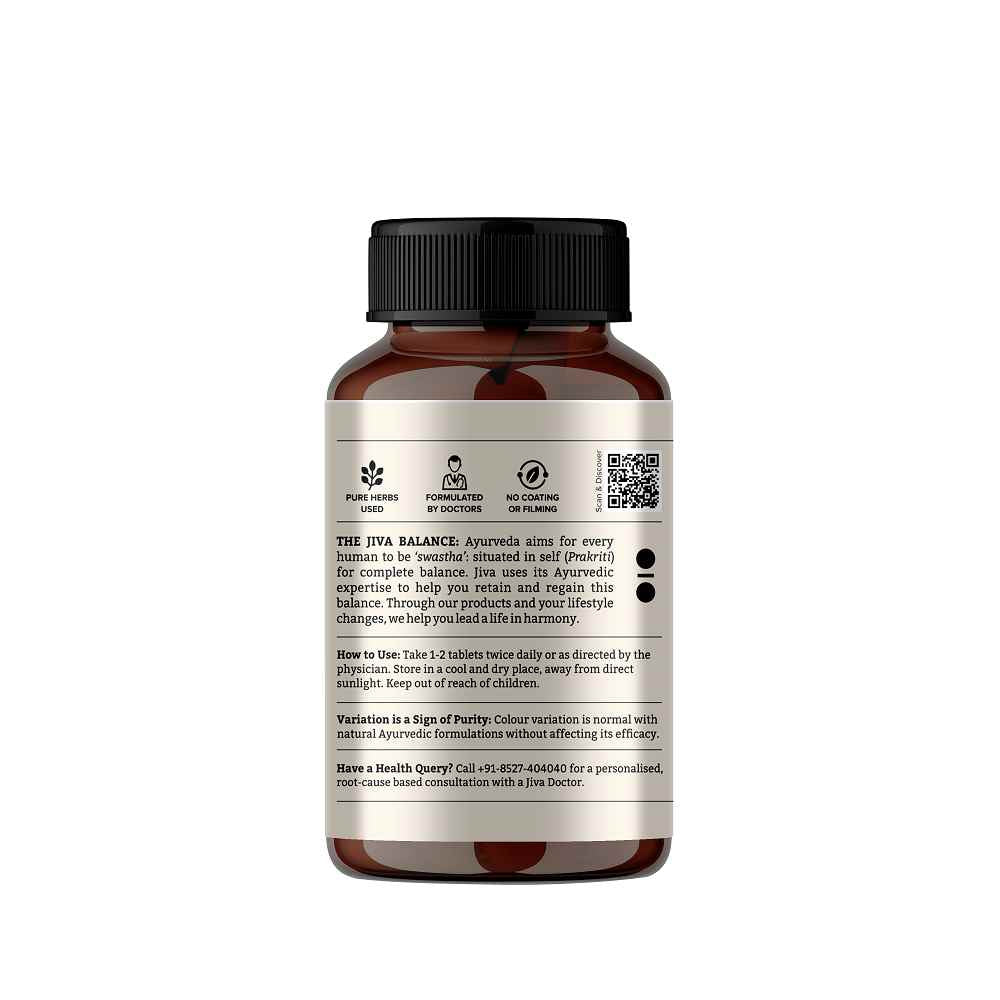 Jiva Diatrin Tablets Manages Blood Sugar Levels, Improves Metabolism (120Tablets)