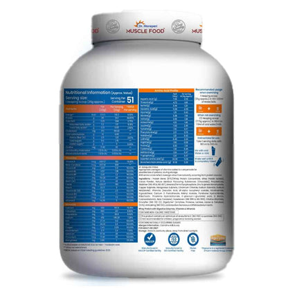 Dr. Morepen Muscle Food Whey Protein Chocolate Marvel - 1.81kg