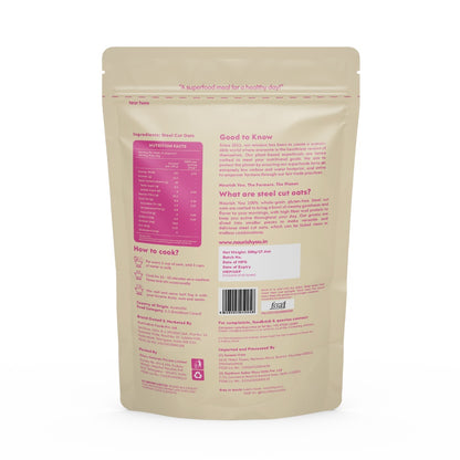 Nourish You Premium Steel Cut Oats (500 gms)