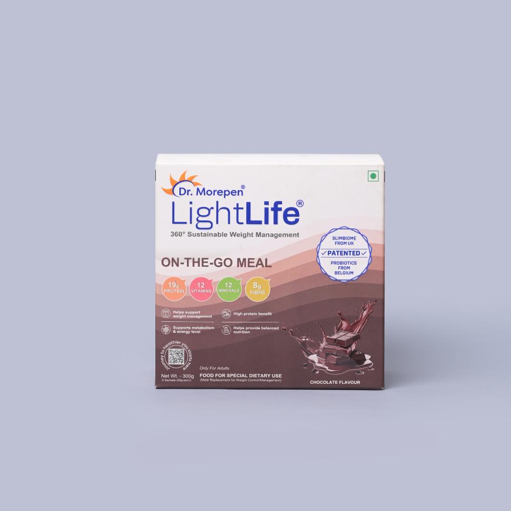 Dr. Morepen LightLife Power Plan (5 Sachets - 5g Each) & (5 Sachets - 60g Each) - 10 Sachets