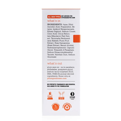 Plum 15% Mandarin & Vitamin C Glow Boost Face Serum (20ml)