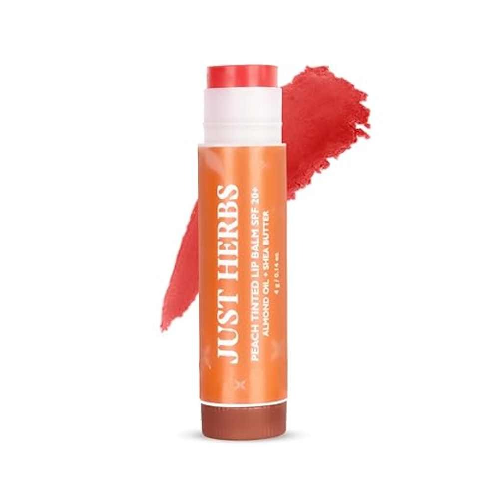 Just Herbs Tinted Lip Balms SPF 20+ (Peach)