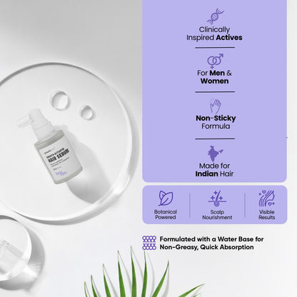 Bayrum Hair Growth Serum | Hair Fall Control & Regrowth | Redensyl 3%, Anagain 3%, Procapil | With Biotin, Caffeine & Rosemary | Men & Women (30 ml)