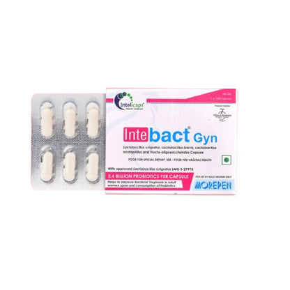 Dr. Morepen Intebact Gyn (10 Veg Capsules)