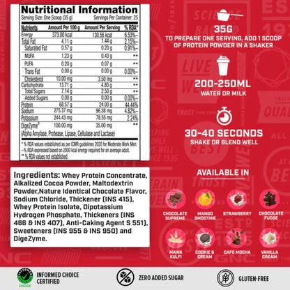 GNC Pro Performance 100% Whey Protein, Chocolate Supreme (2 lbs)