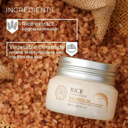 The Face Shop Rice & Ceramide Moisturizing Cream (50ml)