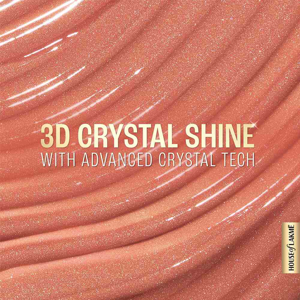 Lakme Glitterati Lip Glaze - 302 Honey Haze (5ml)