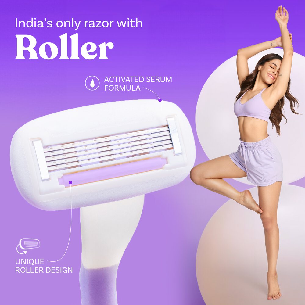 Bombae Rollplay Body Razor For Women (2x smoother)