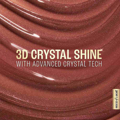 Lakme Glitterati Lip Glaze - 303 Caramel Drizzle (5ml)