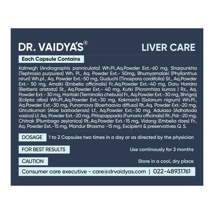Dr. Vaidya's Liver Care (30 Capsules)