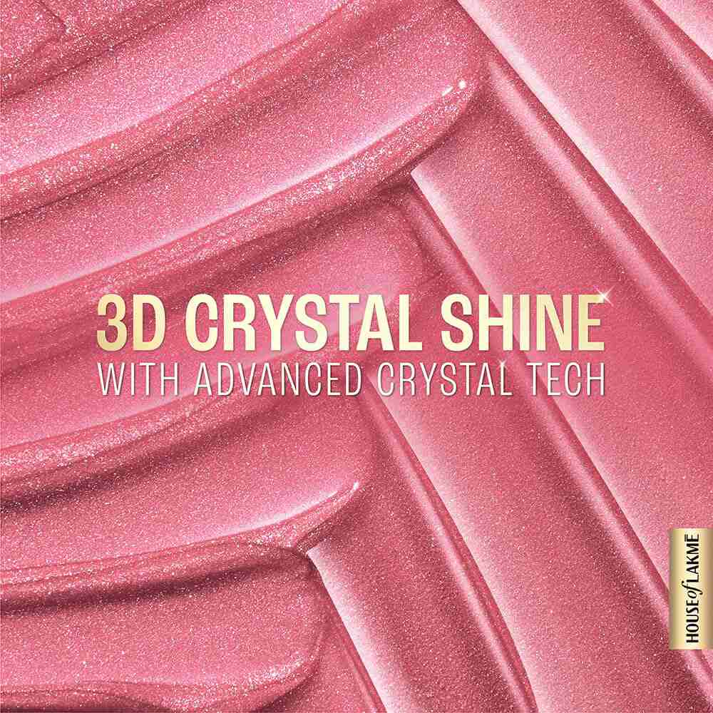 Lakme Glitterati Lip Glaze - 203 Hot Pink Cosmo (5ml)