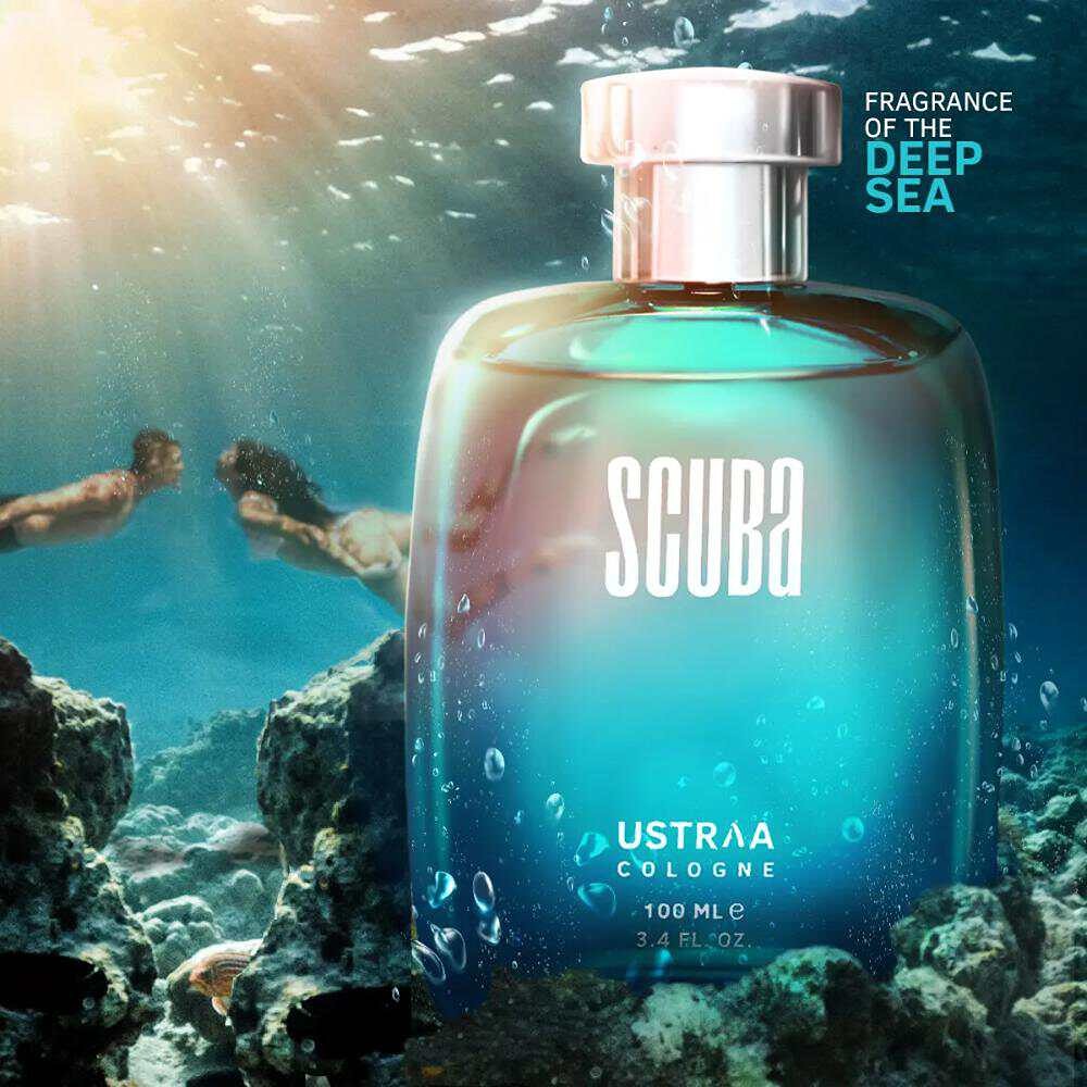 Ustraa Scuba Cologne - 100 ml - Perfume for Men