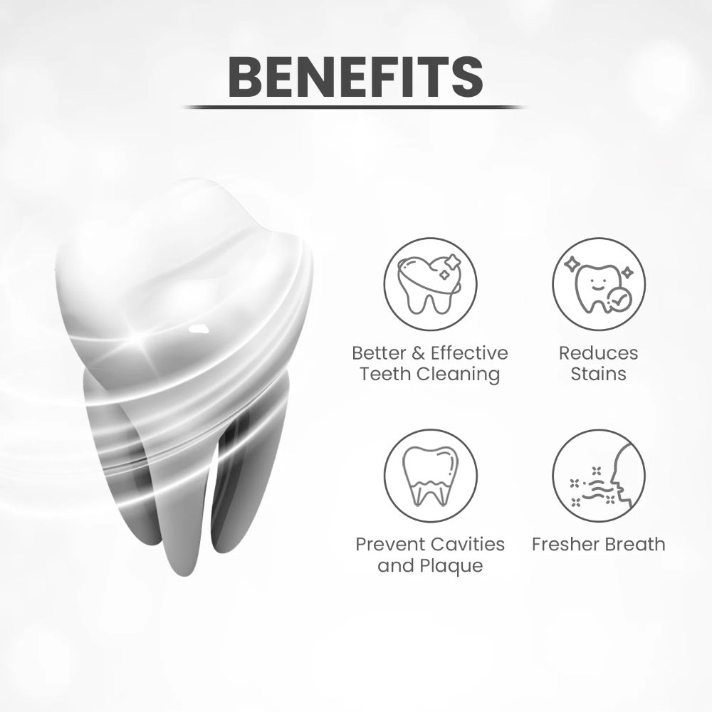 PROTOUCH Hi-Shine Toothpaste with Deep Clean Charcoal and Refreshing Mint for Teeth Whitening (100 gms)