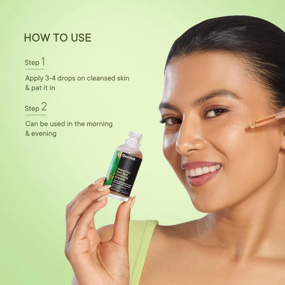 Quench Botanics Dark Spot Correcting Ampoule with Cica Herb Repair (30ml)