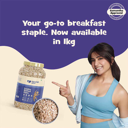 Nourish You Jumbo Rolled Oats (1.2kg)