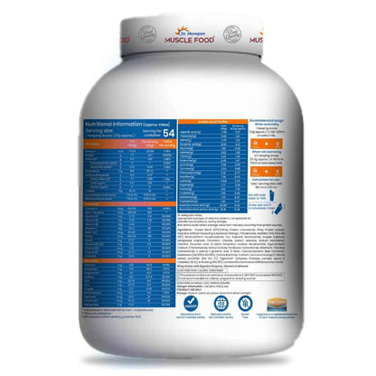 Dr. Morepen Muscle Food Whey Protein Mango Delight - 1.81kg