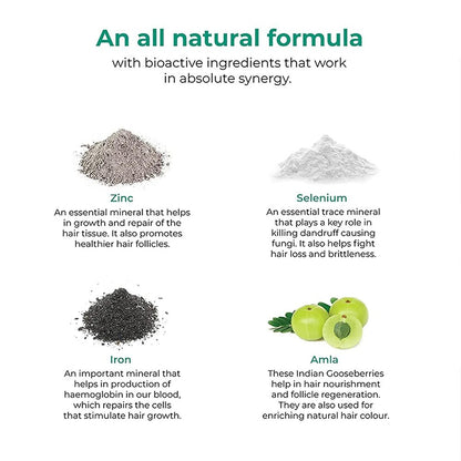 Wellbeing Nutrition Melts® Hair Fall Control with Keranat & Zinc for Hair Loss Support