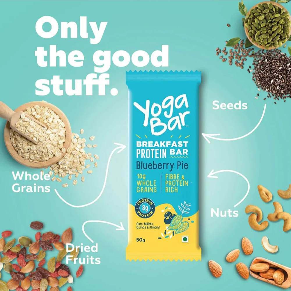 Yoga Bar Variety Pack Breakfast Bars (Pack Of 6)